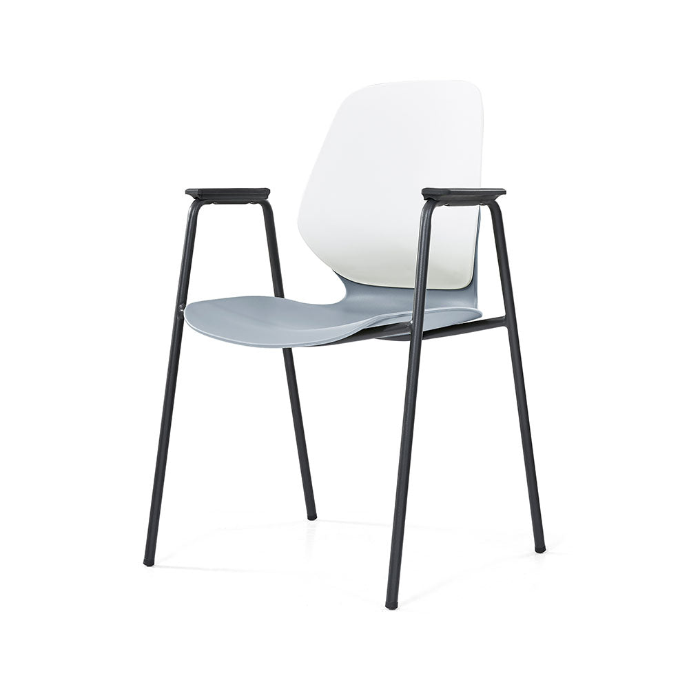 Kaleido - Black Steel 4-Leg, With Arms