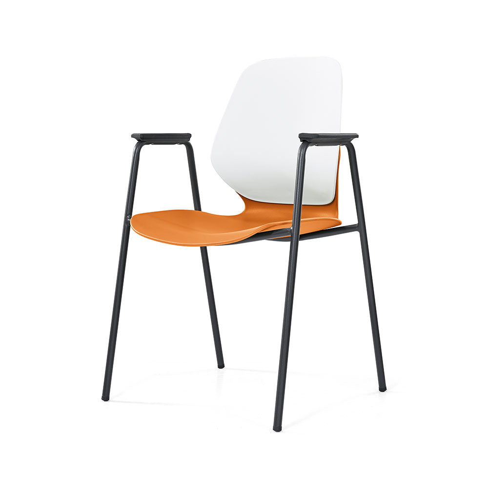 Kaleido - Black Steel 4-Leg, With Arms