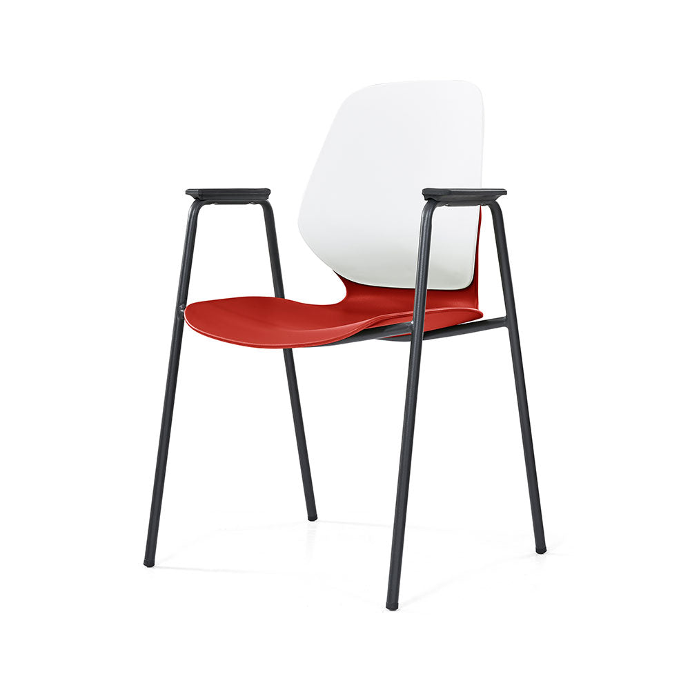 Kaleido - Black Steel 4-Leg, With Arms