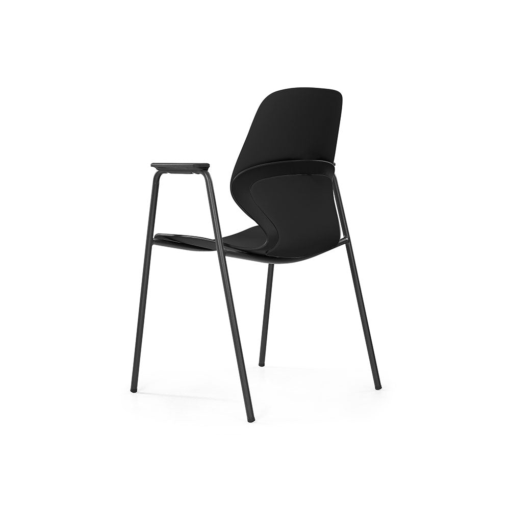 Kaleido - Black Steel 4-Leg, With Arms