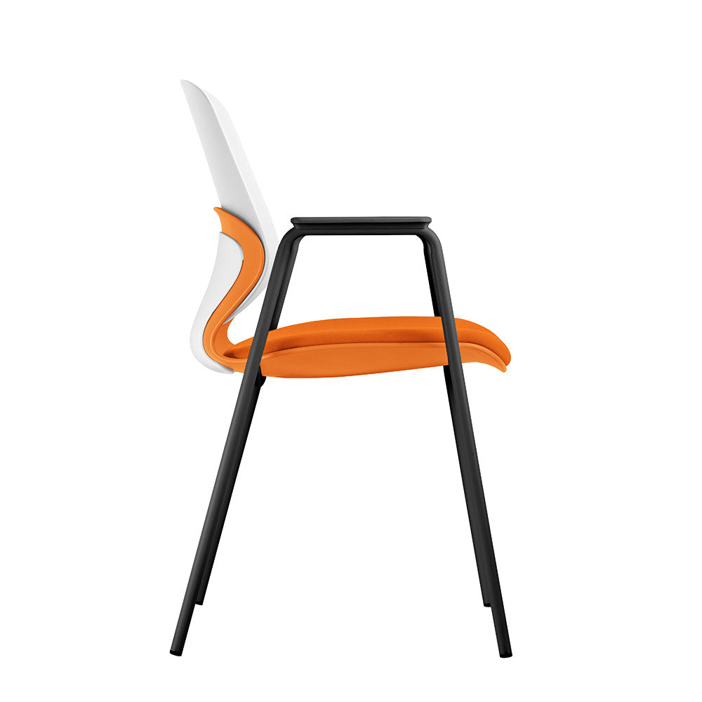 Kaleido - Black Steel 4-Leg, With Arms