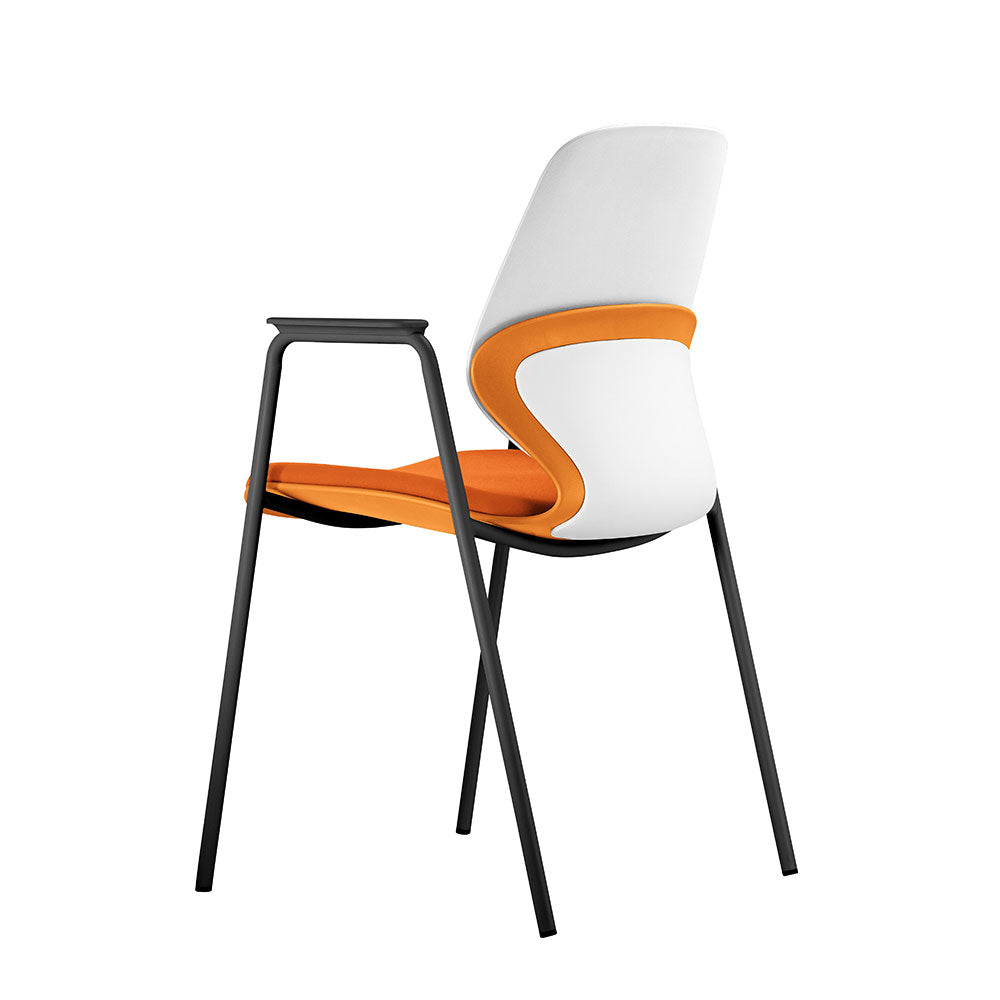 Kaleido - Black Steel 4-Leg, With Arms