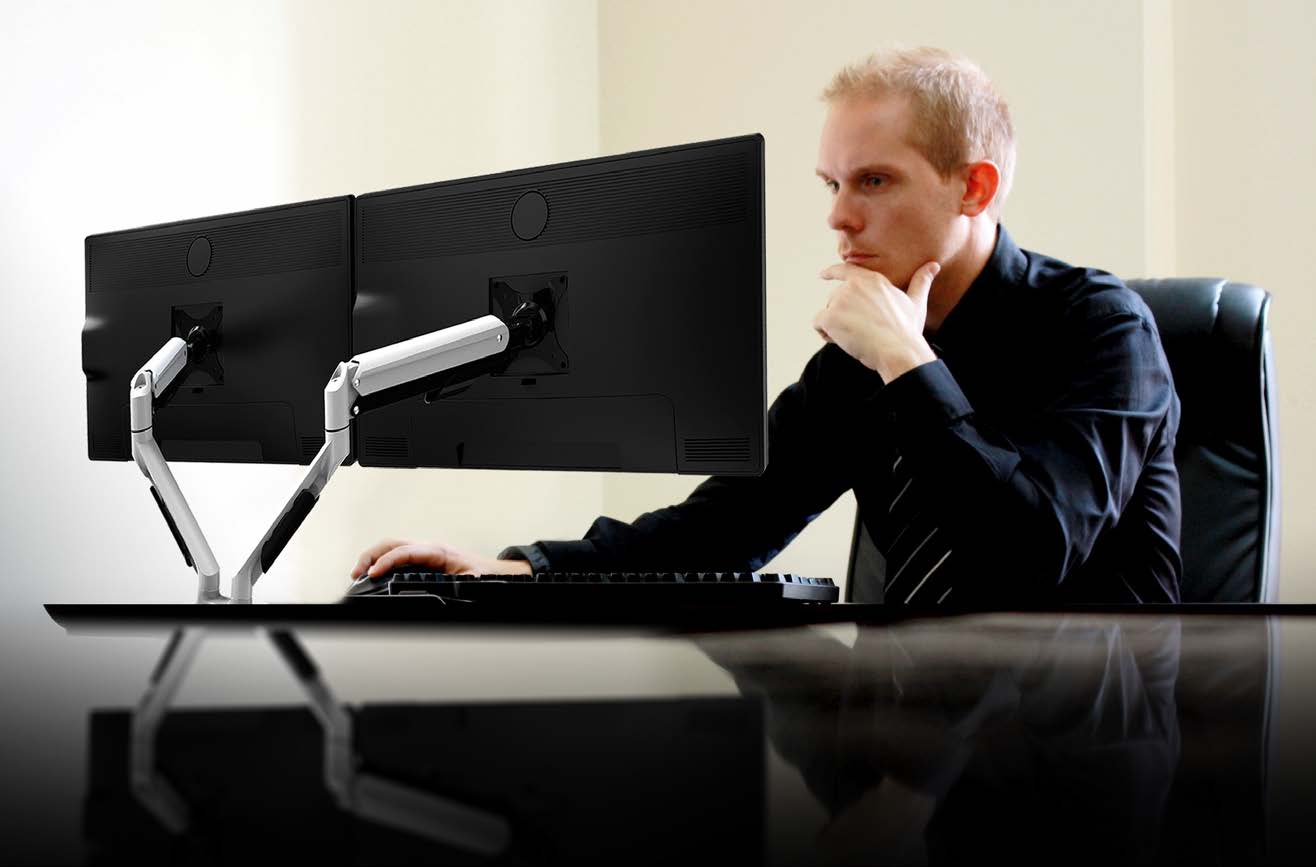 Scimitar Single & Double Monitor Arm