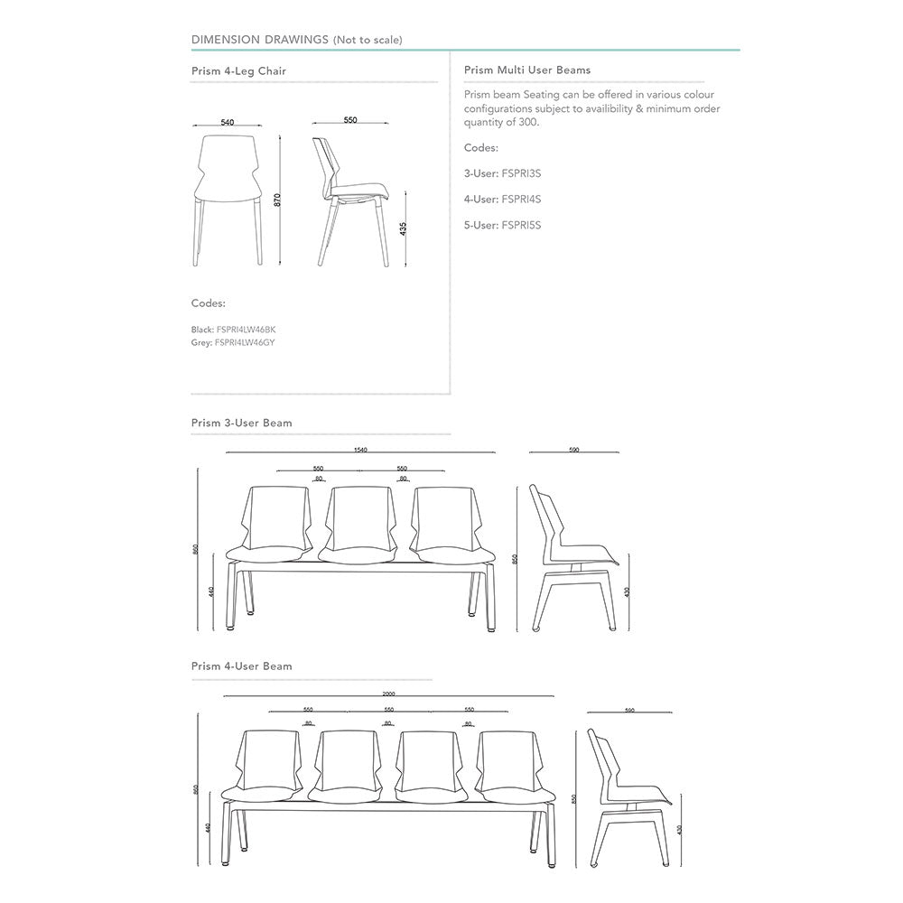 Prism Chair Range