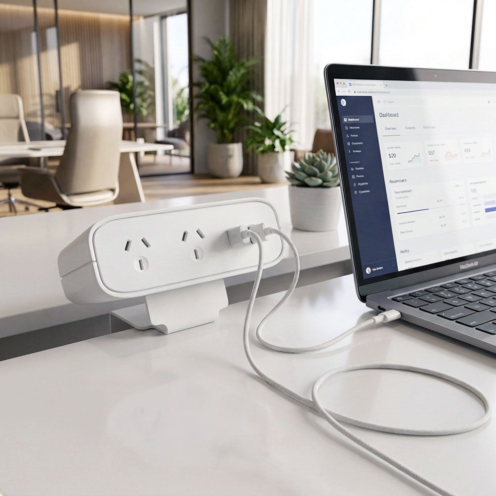 Desktop Power Board 2GP USB A &amp; C with soft wiring connector