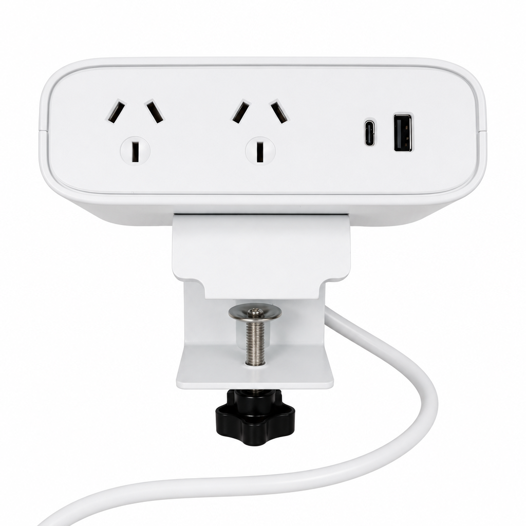 Desktop Power Board 2GP USB A &amp; C with soft wiring connector