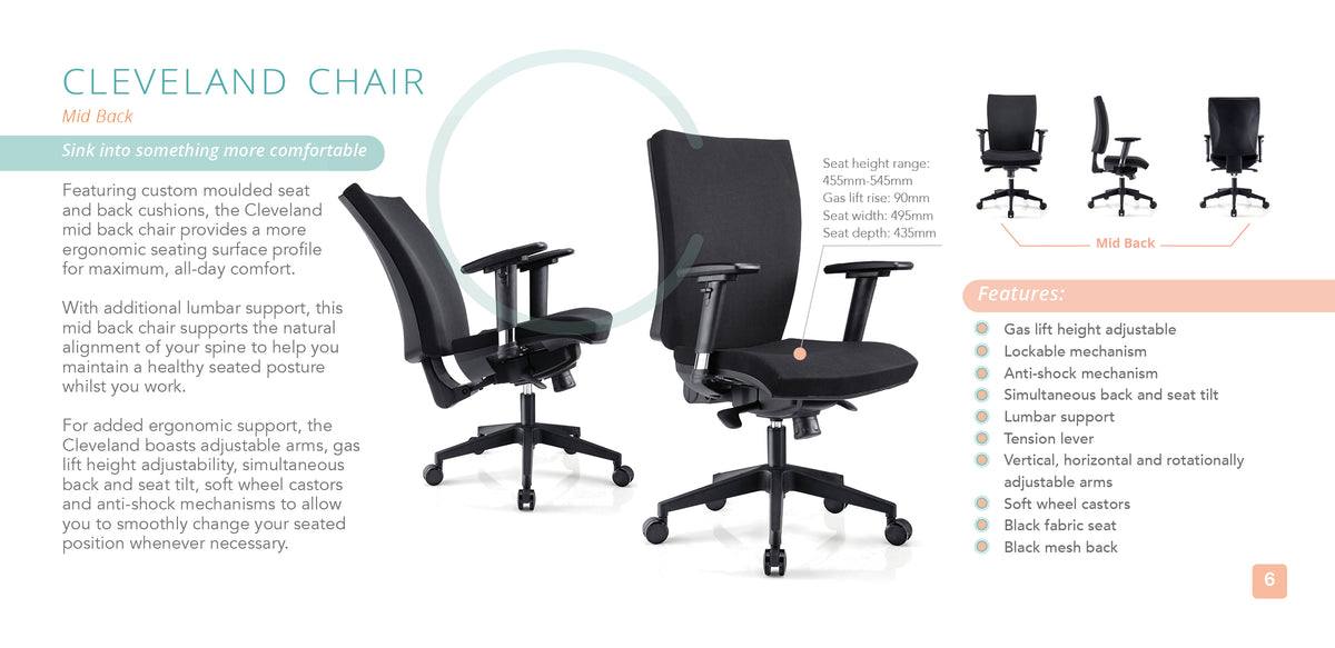 Cleveland Mid Back Chair