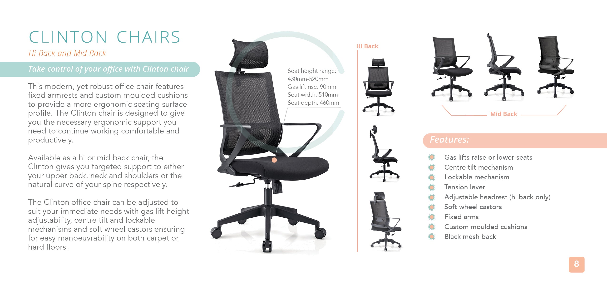 Features of an Ergonomic Office Chair - Sylex Ergonomics