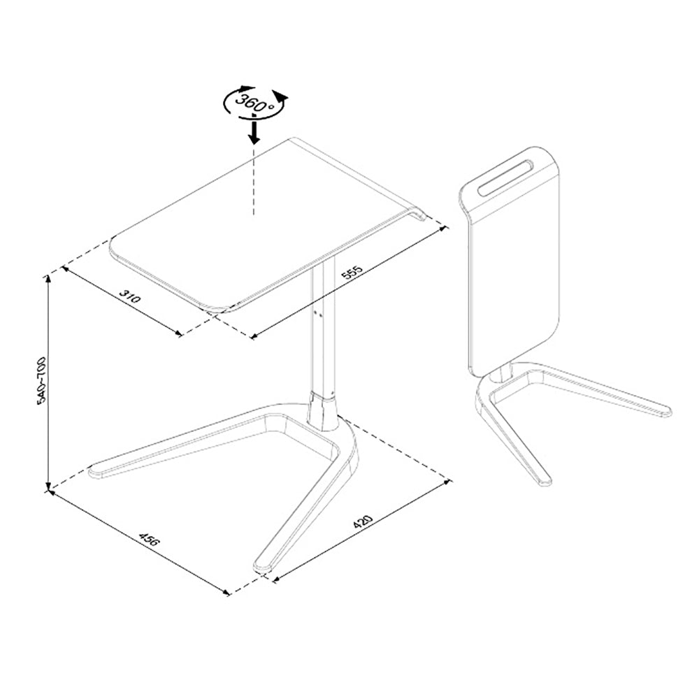 Reykjavik Compact Folding Table