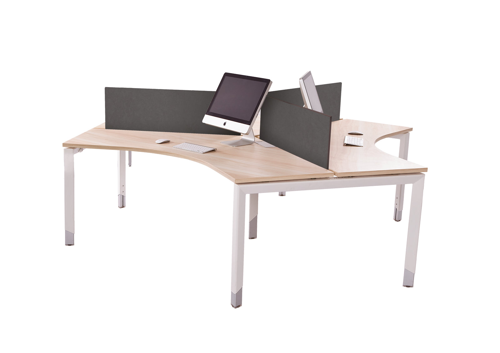 3 Person Desk Workstation Sylex Ergonomics 3-person-desk-workstation-sylex-ergonomics