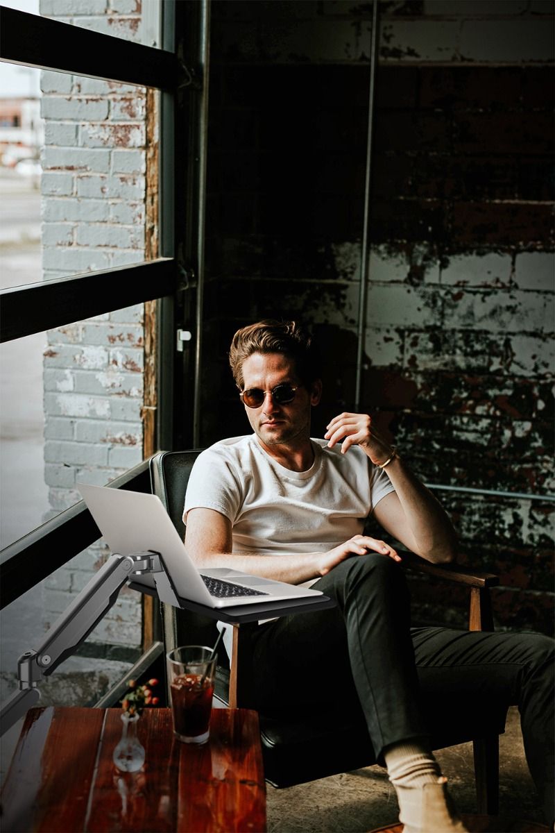 Claymore Laptop Arm with Desk mount &amp; wall-mount Options