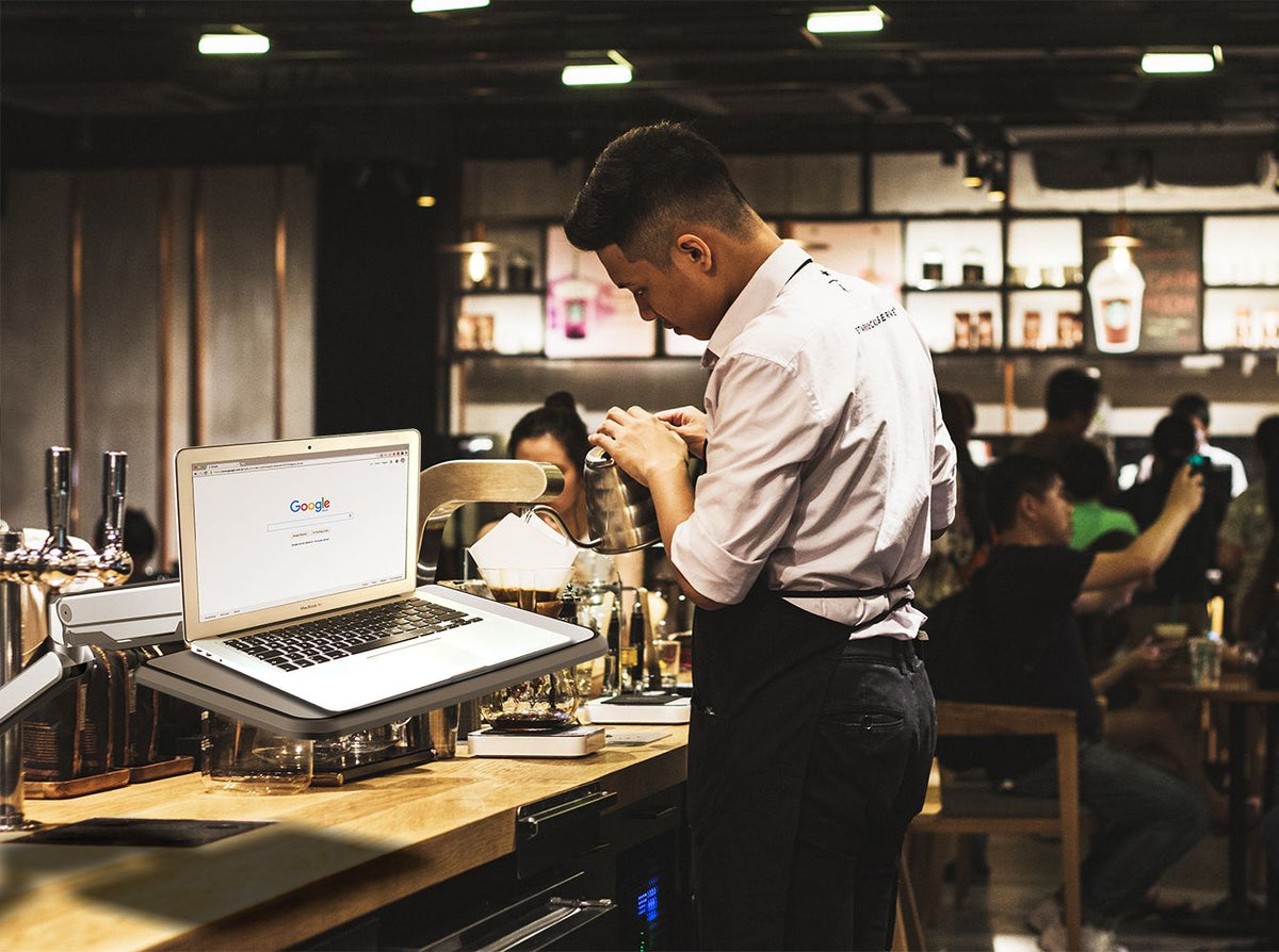 Claymore Laptop Arm with Desk mount &amp; wall-mount Options