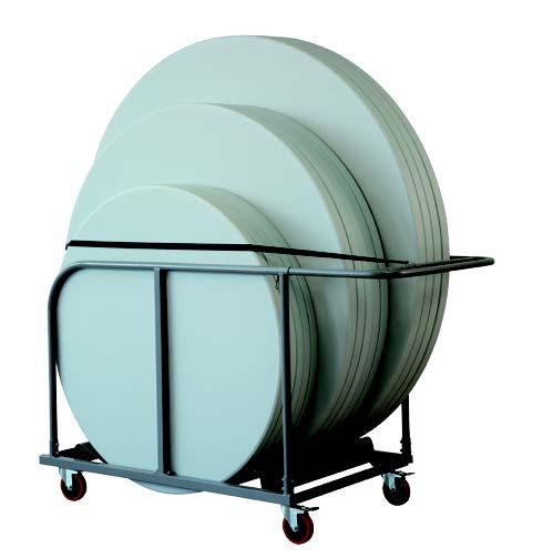 Fortress Planet Round Folding Table Trolley